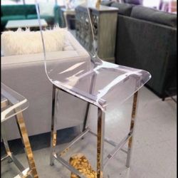Acrylic Bar Stools Take Mow with $39 Down 