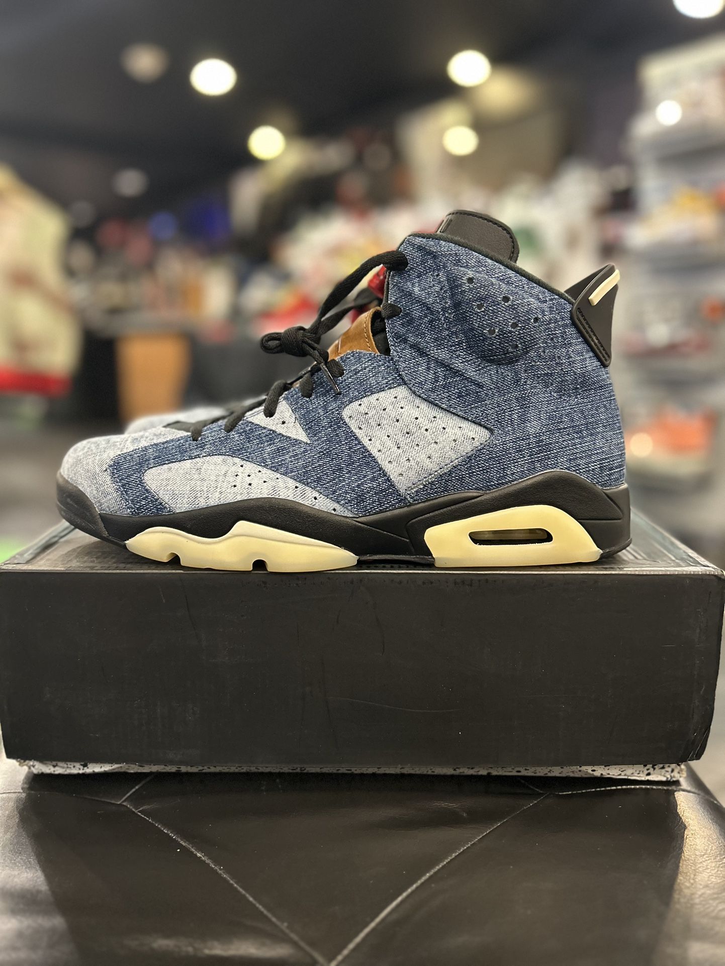 Air Jordan 6 Retro Washed Denim Size 13 Men Shoes