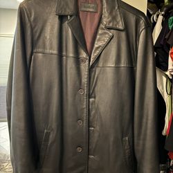 Alfani Men’s Leather Jacket 
