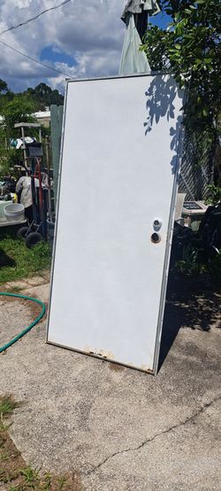 Mobile home door. And frame