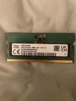 SK Hynix 8gb DDR5 4800mhz RAM