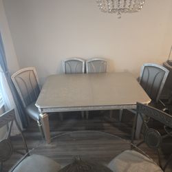Table and 4 Chairs