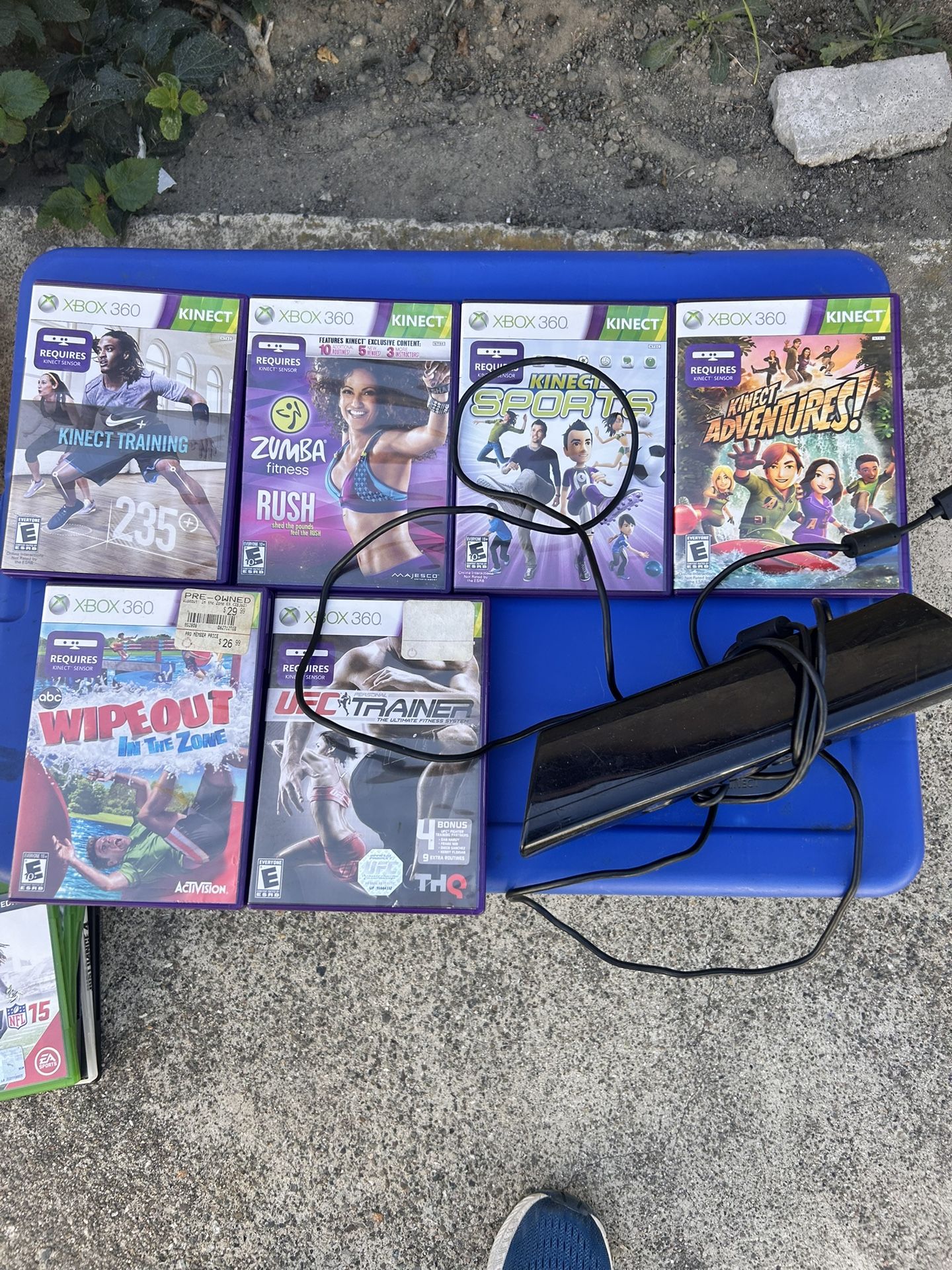 XBOX 360  Kinect and games