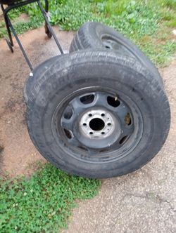 3 Used good tires and rims