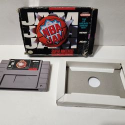 NBA Jam Super Nintendo Video Game 