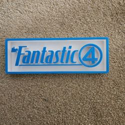 Fantastic 4 Business Collectors Retail Display Logo Sign