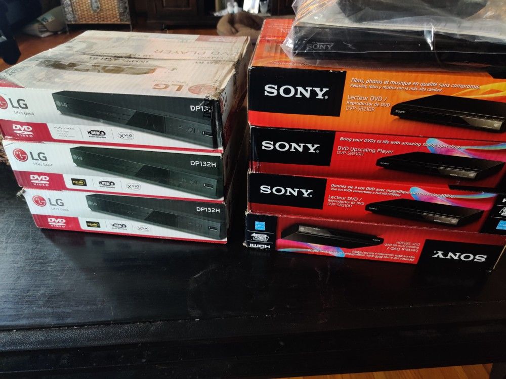 New LG and Sony 1080p HDMI DvD players