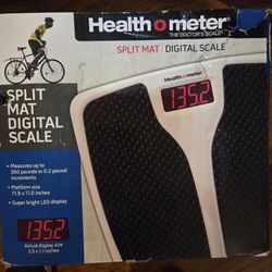 New Health o meter Split Mat Digital Scale
