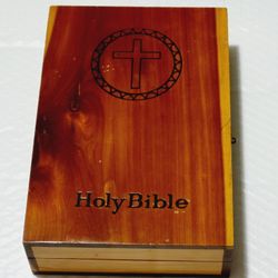 Vintage Union Made Wooden Bible Boxes