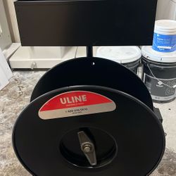Uline Polystrapping Cart  and Supplies