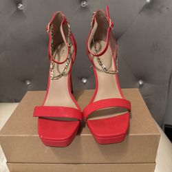 Red Aldo Heels 