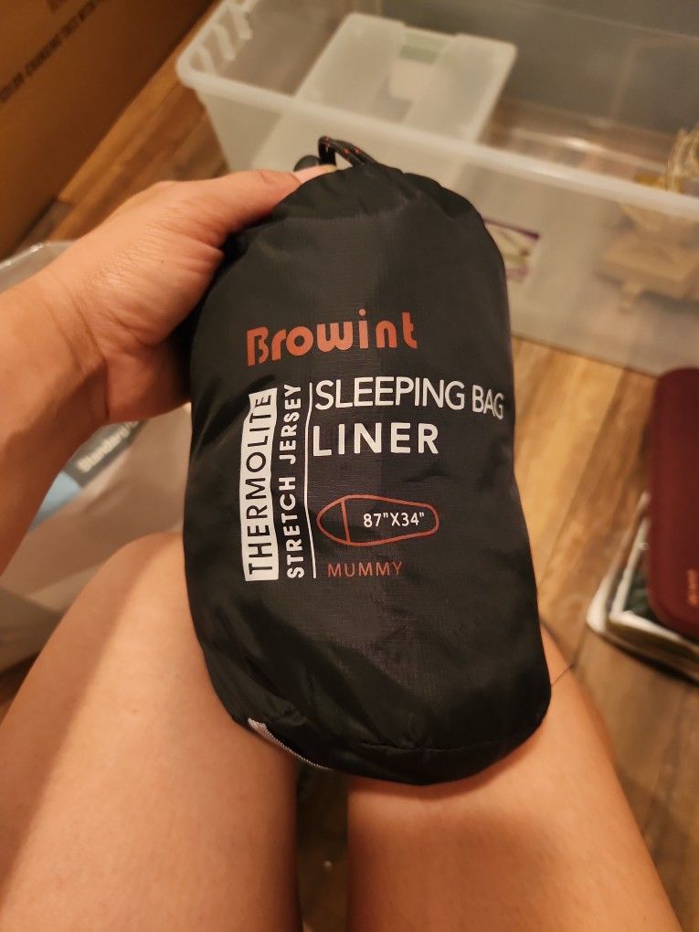Gray Sleeping Bag Liner