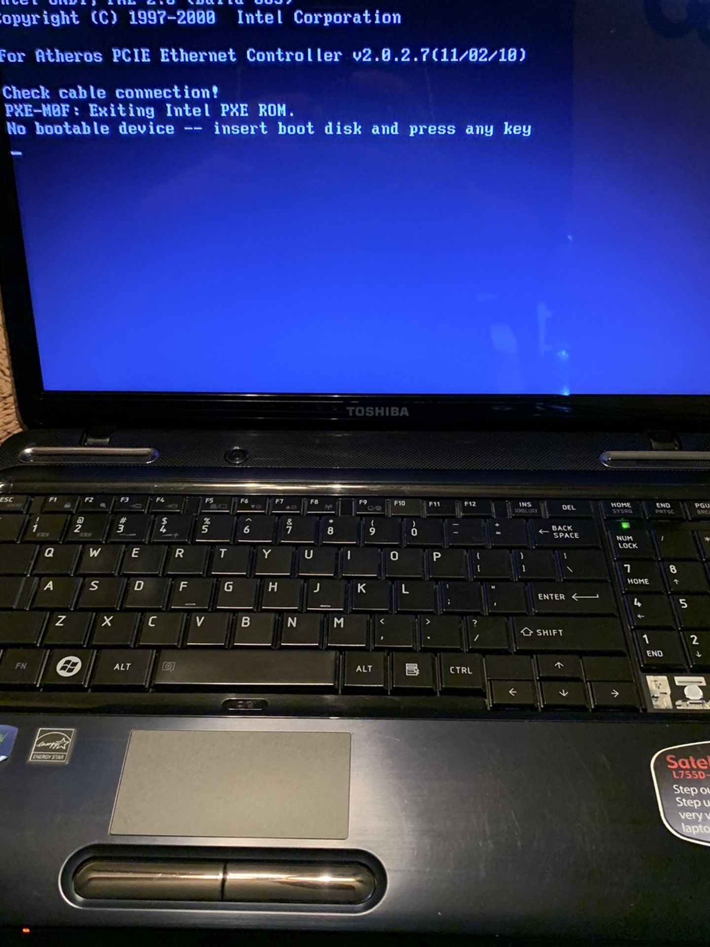 Toshiba Laptop Satellite L755