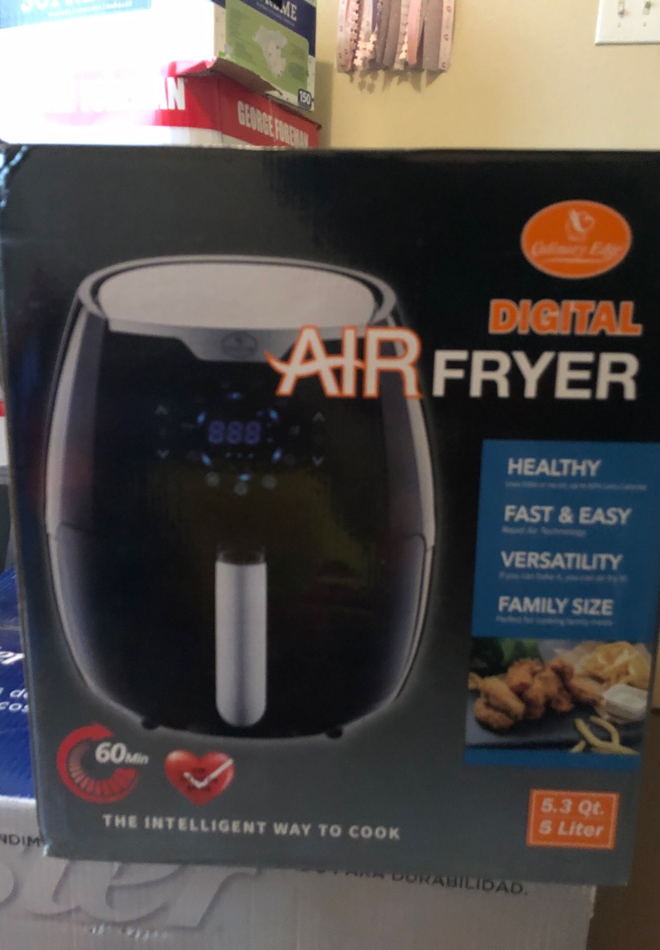 Air fryer digital 5 liter