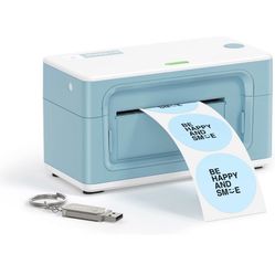 MUNBYN Impresora de etiquetas P941, impresora térmica de etiquetas de envío USB 4x6 para paquetes de envío, eti