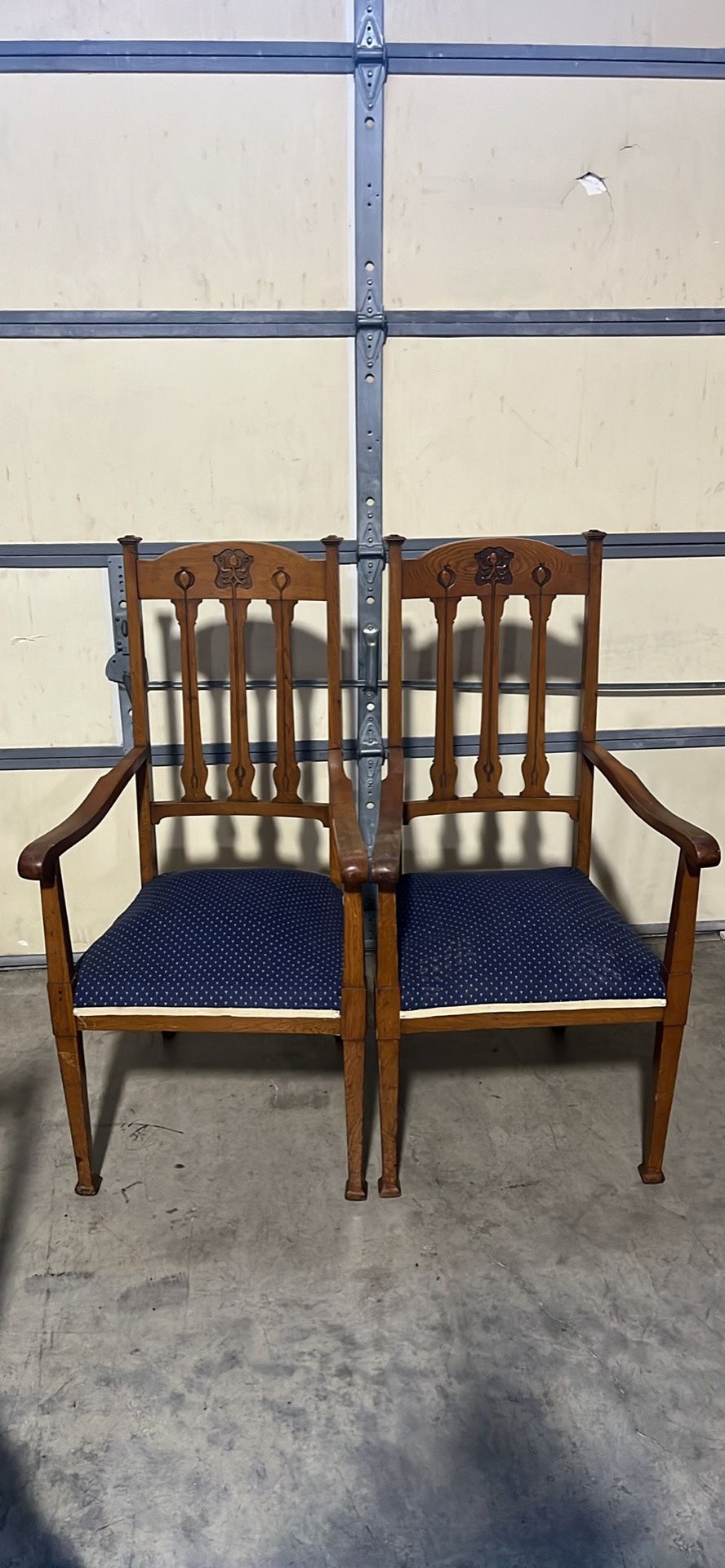 Antique Circo Arts & Crafts Art Deco Dinning Table Chairs Set Of 5 Antiques