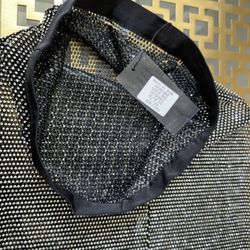 ✨ NEW WITH TAGS – Rhinestone / Studded Mini Skirt – Black & Silver ✨