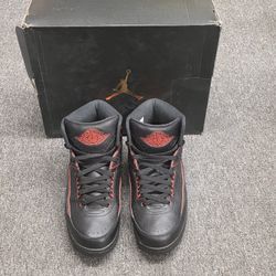 Nike Air Jordan 2 Retro OG “Alternate 87 /Black Red” 834274-001 Men’s 13