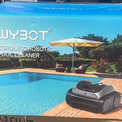 (2025 New) WYBOT C2 SE Cordless Robotic Pool Cleaner, up to 1614 Sq.ft, 150 mins, Pool Robot Vacuum for Inground Pools with Ultra-fine Filter, Triple-