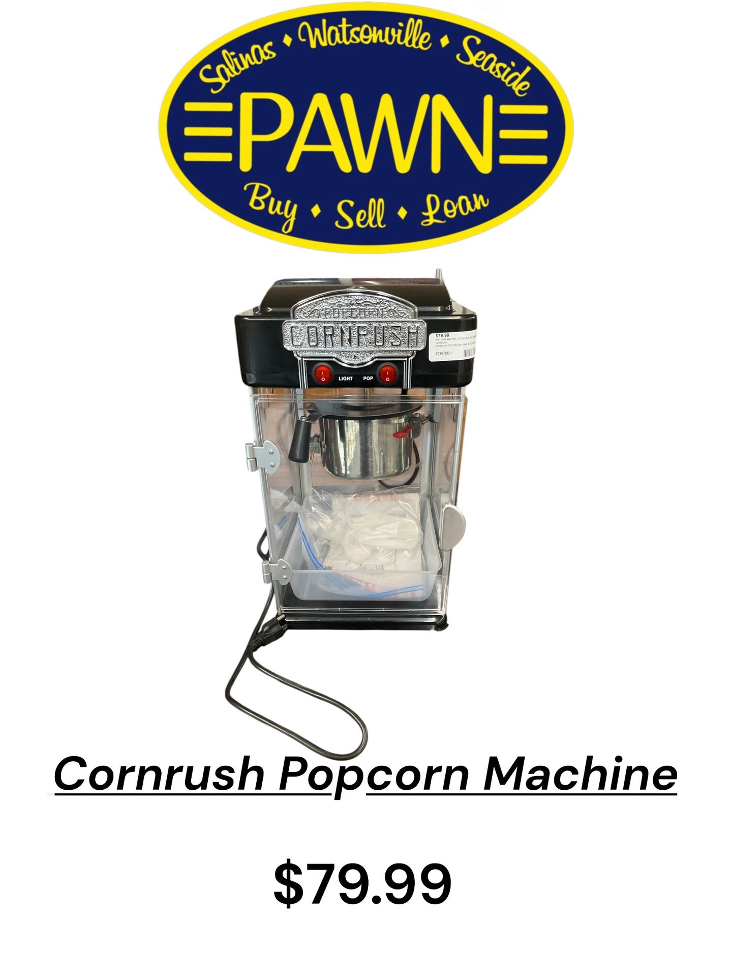 New Popcorn Machine ๐