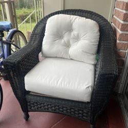 Patio Furniture Set - Chair And Loveseat