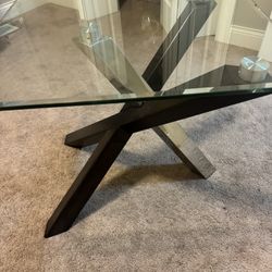 Glass End Table