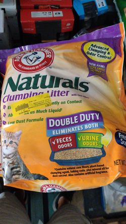 Arm & Hammer Naturals Clumping Litter with Advanced Clumping and Odor Control