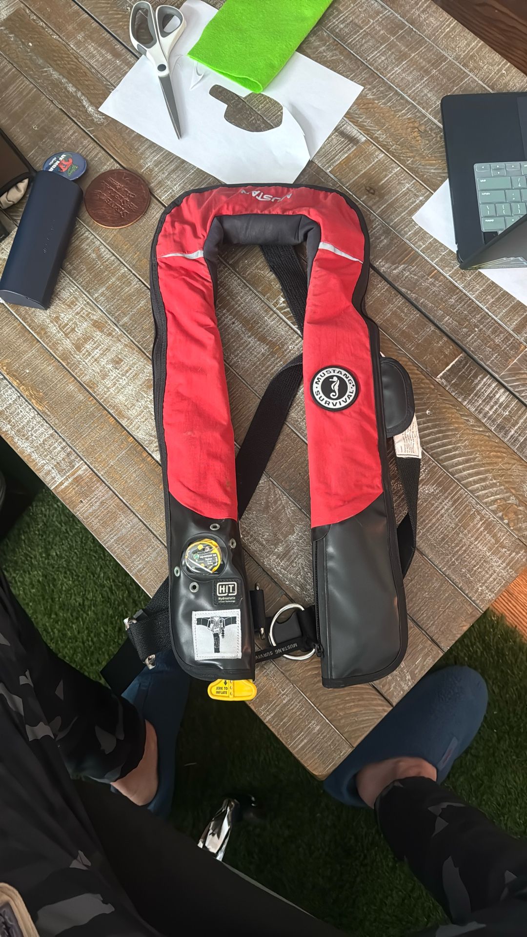 Mustang survival life vest