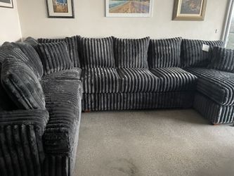 -Corduroy Sectional Sofa- Extra Large Luxury Sofa