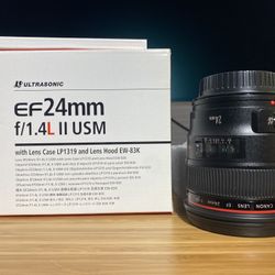 Canon EF 24mm f/1.4L II USM Lens