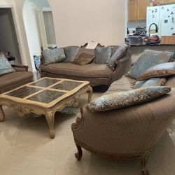 Beautiful Living room set Including coffee table For $1400.00 Or Best Offer.