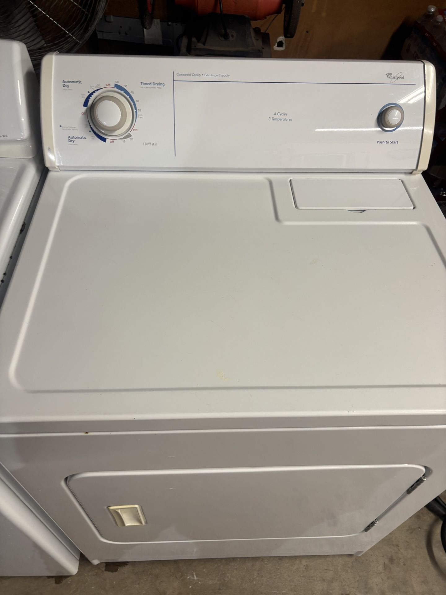 Whirlpool electric dryer will deliver and install