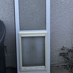 Patio Pet Door, With Lockable Flap