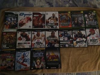 18 games for Nintendo Wii, original Xbox, Xbox 360, GameCube & Playstion 2 (please read the description for updates)