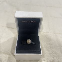  Pandora Clear CZ Pave Lights Sterling Silver Charm Bead