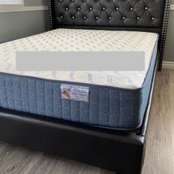 New Queen Size Bed With New Mattress Included 