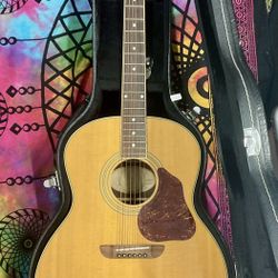 Washburn LSJ743SK Lakeside Jumbo Acoustic Guitar w O.H.S.C. 