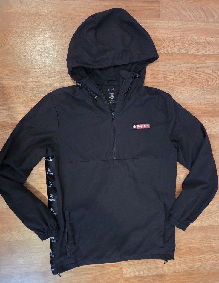 Men's Black Jacket Active Sz M