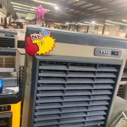 Industrial Refrigeration Mobile Fan, Air Cooler, 120° Oscillation with Remote Control, 18 Hours Timer, 3 Wind Speeds for Whole House Cooling $180  War