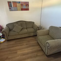 Sofa and Armchair Set