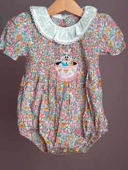 Alice In Wonderland Baby Bubble Romper