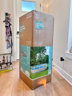 Intex Premium Clearview Prism Frame Above Ground Swimming Pool w/ Pump - 14’x42” - BRAND NEW IN BOX
