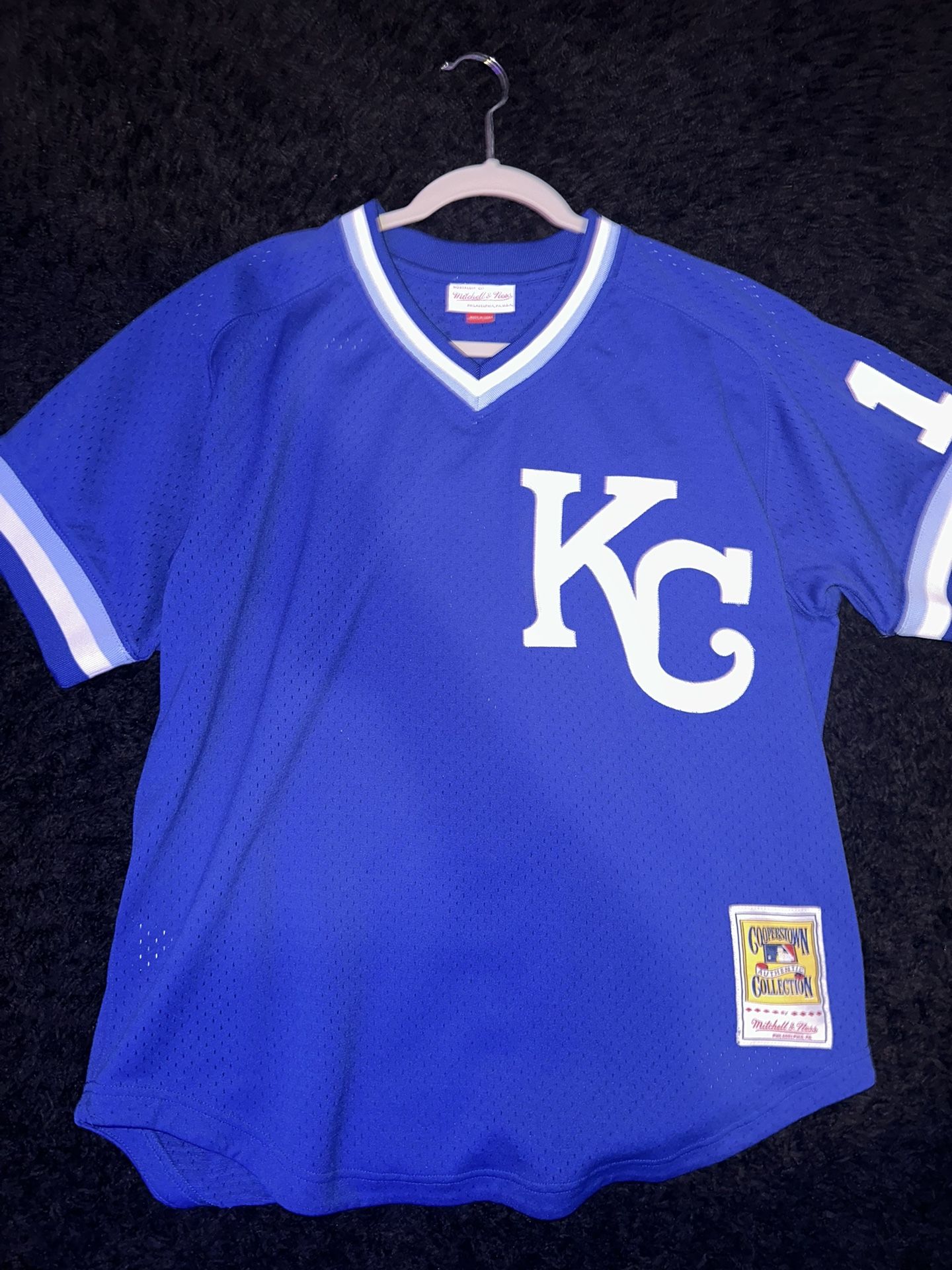 Blue Kc Baseball Jersey