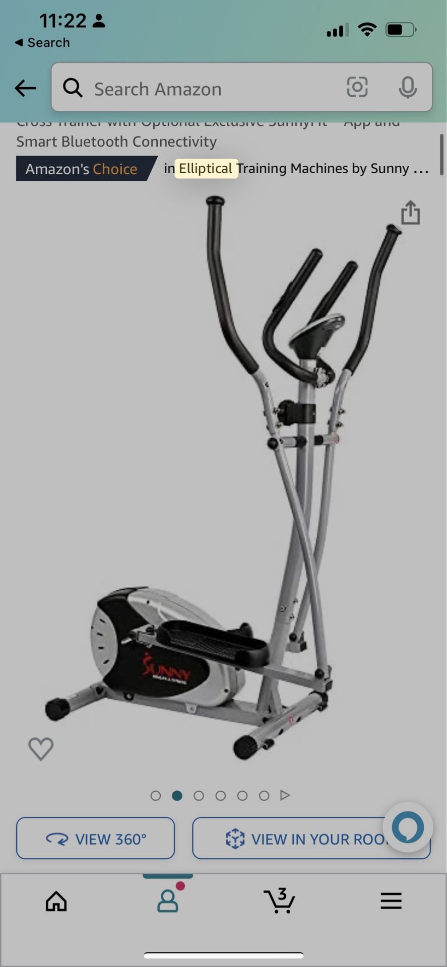 Sunny Elliptical Machine 