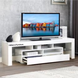 Brand new 63” TV stand entertainment center wall unit with L.E.D lights