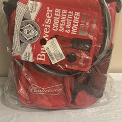 RARE  Budweiser Rechargeable Bluetooth Speaker Cooler
