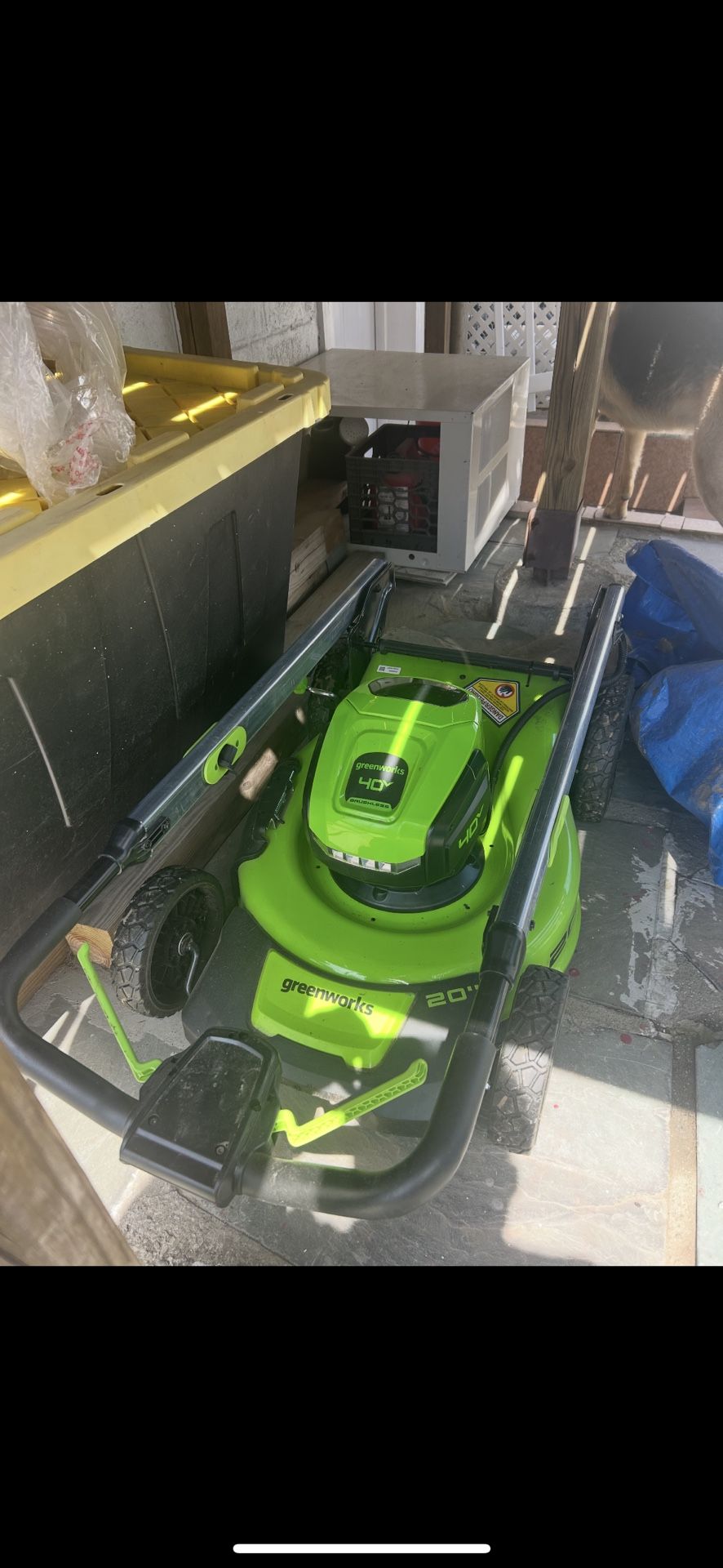 Green Works 40V 20" Cordless Battery Push Lawn Mower