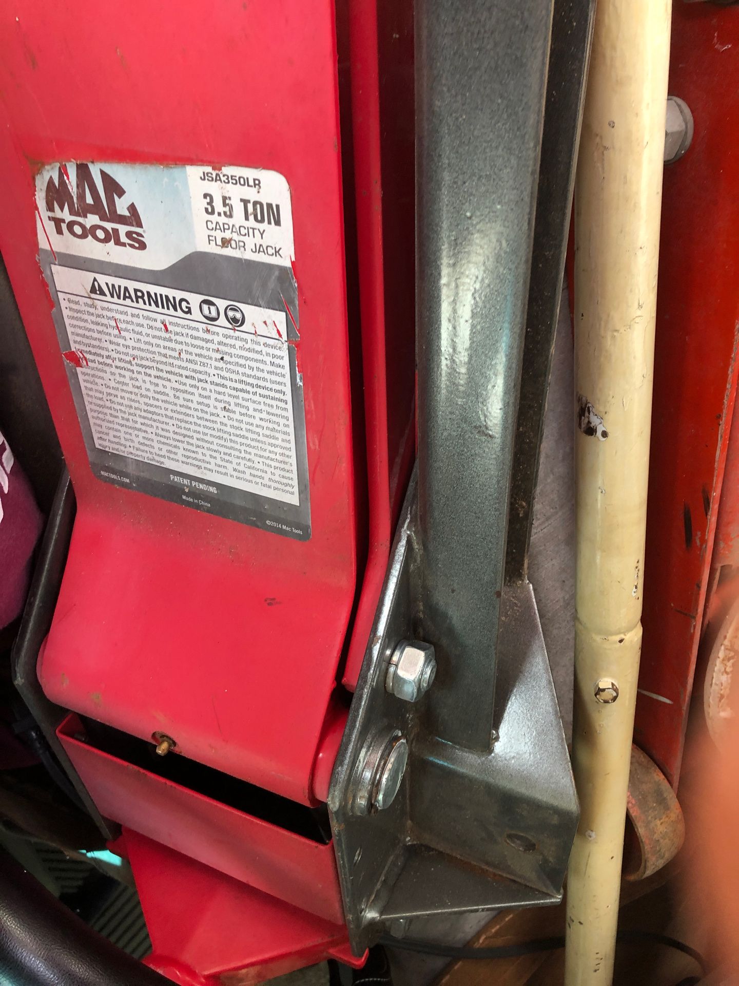 Mactools floor jack 3.5 ton for Sale in Ceres, CA OfferUp