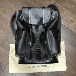 supreme christopher backpack black