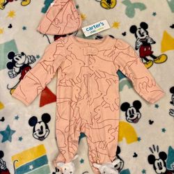 Newborn Bunny Outfit Set 